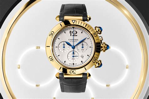 replica cartier pasha chronograph yellow gold|cartier pasha chronograph 38mm.